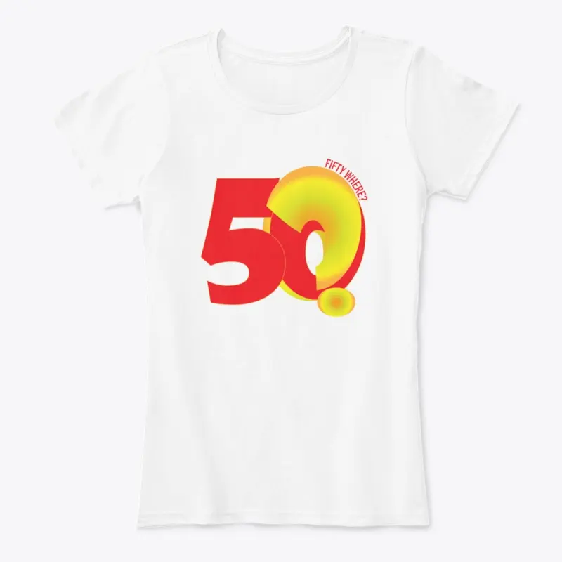 50 Where? Gradient Logo