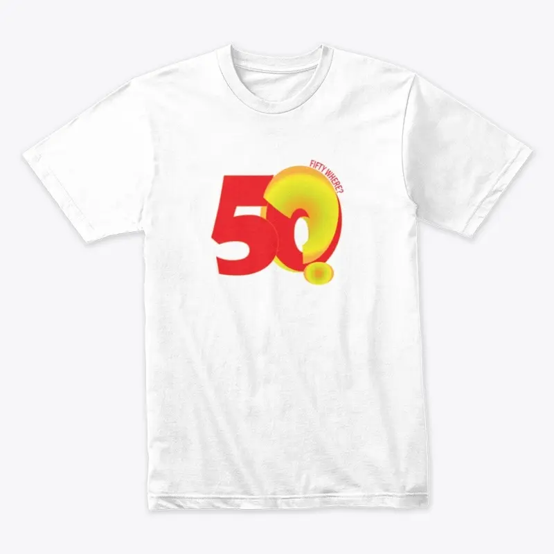 50 Where? Gradient Logo